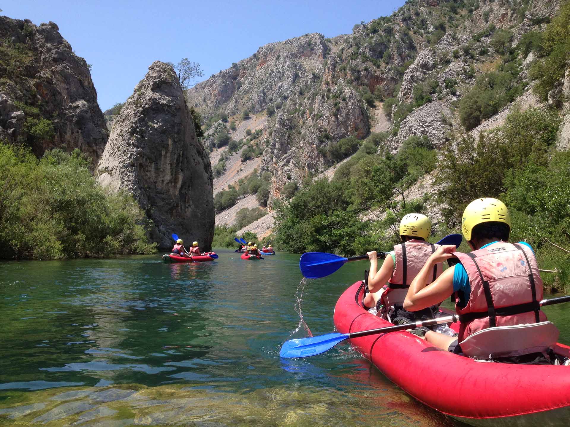 kayaking