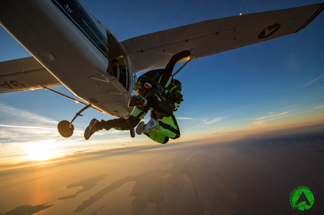 skydiving